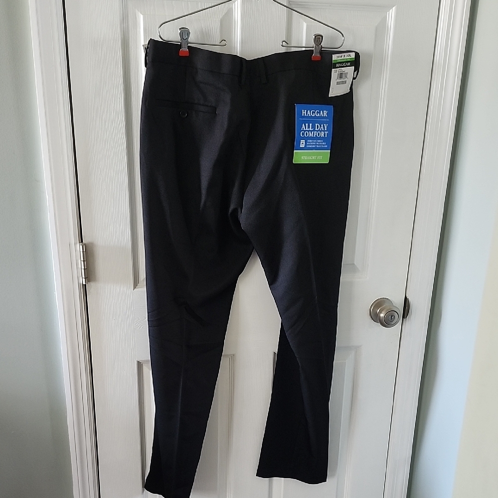 Haggar Men's Charcoal Dress Pants